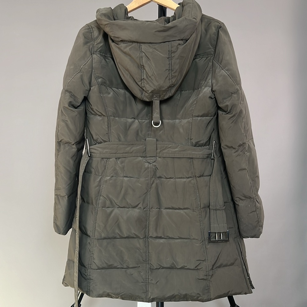 Zara Basic Feather Down Belted Winter Jacket Wome… - image 5